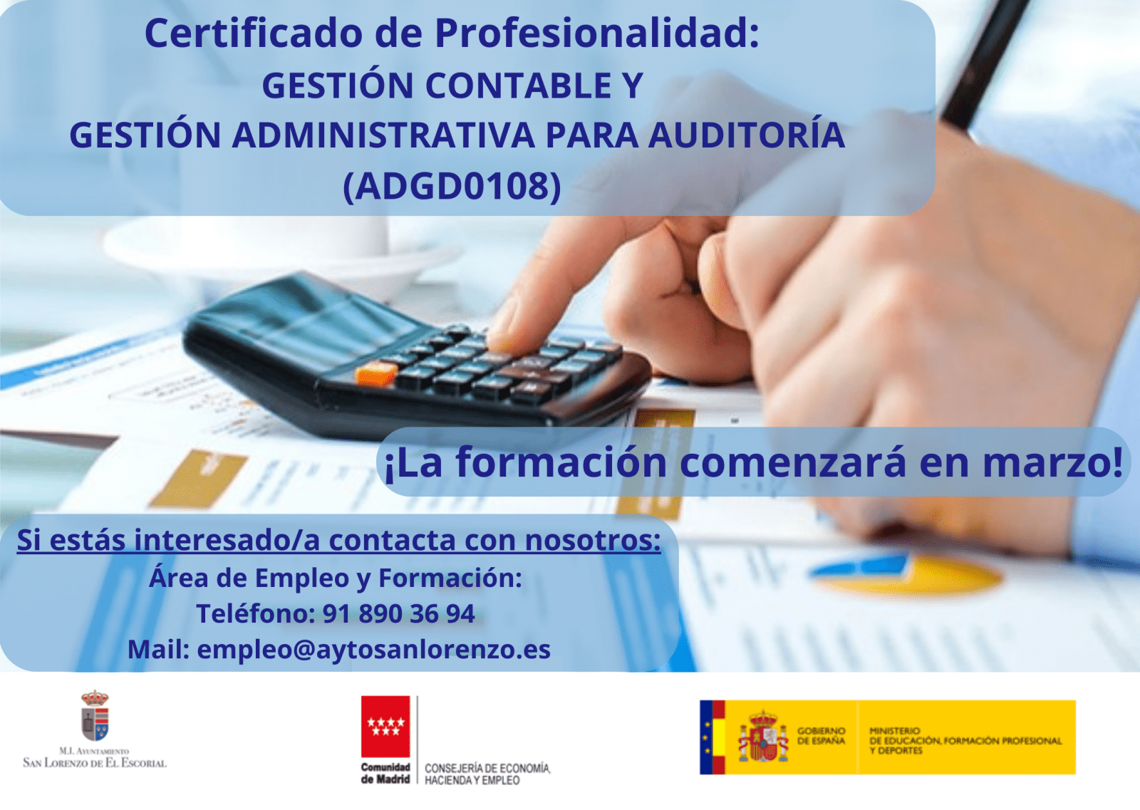 Certificado profesionalidad Gestión contable