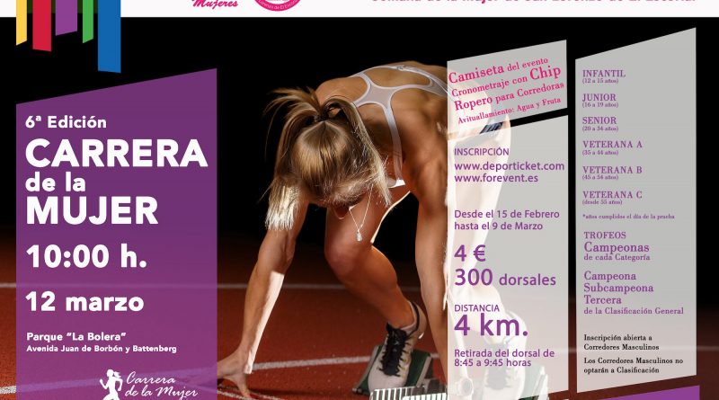Cartel Carrera de la Mujer 2023