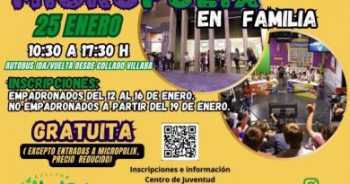 EXCURSIONES EN FAMILIA 25 enero. MICROPOLIX