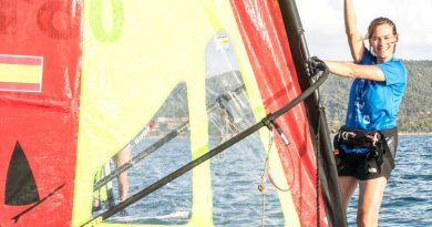ELENA BOYÉ CAMPEONA COPA DE ESPAÑA DE WINDSURFER LANZAROTE 2026 foto archivo