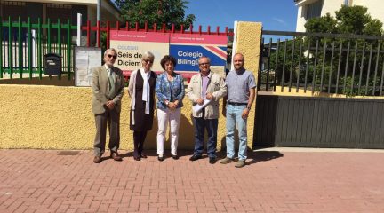 La viceconsejera de Organización Educativa visita los colegios y el instituto de Colmenarejo
