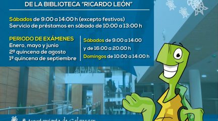 La Biblioteca Ricardo León de Galapagar abrirá los sábados en horario de mañana a partir de este día 8