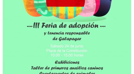 Galapagar celebra este sábado la tercera Feria de la Adopción y la Tenencia Responsable de Animales