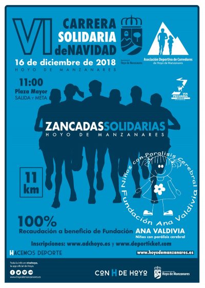 Cartel Carrera zanncadas 2018