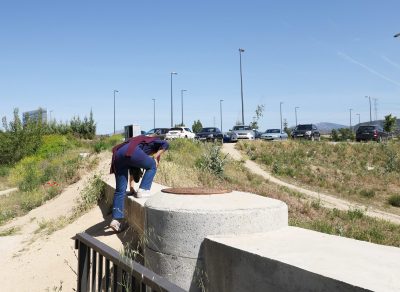 Acceso hospital de Villalba