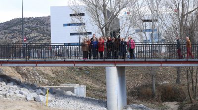Inaguracion pasarela peatonal hosptital de Villalba