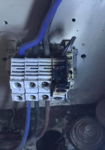 Acto de sabotaje en el alumbrado público de Los Molinos