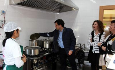 Nueva cocina propia de la Escuela Municipal Don Pimpón, en Galapagar