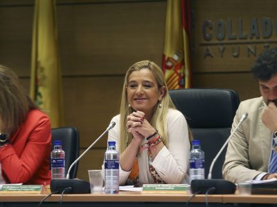 Mariola Vargas impulsa en el Pleno de Collado Villalba el nuevo contrato de limpieza y recogida de basuras.