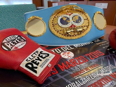 El cinturón de Campeona del Mundo de la boxeadora madrileña