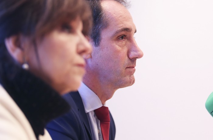 La primera teniente de alcalde, Ana Piñeiro, y el alcalde, Juan Rodríguez