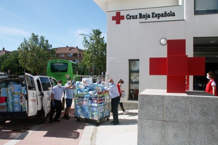 donacion cruz roja villalba