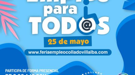 Abiertas las inscripciones para la VIII Feria del Empleo de Collado Villalba, que se celebrará el 25 de mayo