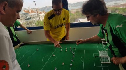 Moralzarzal acoge este finde la IX Liga Española de Fútbol Mesa