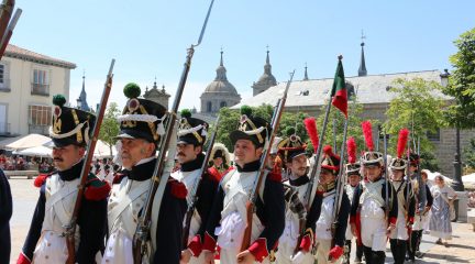 Espectacular recreación histórica de la Guerra de la Independencia en San Lorenzo de El Escorial