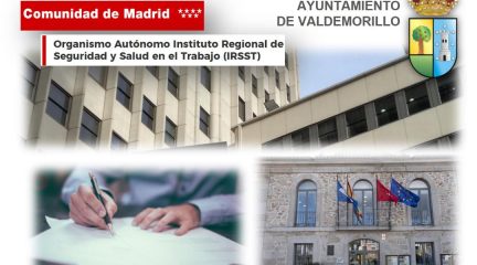 Nuevo convenio entre el Ayuntamiento de Valdemorillo y la Comunidad en materia de seguridad y salud en el trabajo