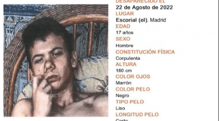 La Guardia Civil solicita la colaboración ciudadana para localizar a un menor desaparecido el lunes en El Escorial