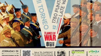 El Salón El Capricho de Collado Villalba acoge el sábado 8 de octubre el Torneo nacional de recreación histórica “Flames of war SIF VIII”
