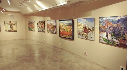 La exposición con la obra de Manuel Aragón, hasta el 2 de octubre en Mataelpino