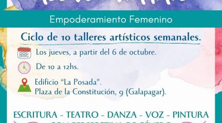 Galapagar pone en marcha un ciclo de talleres de empoderamiento femenino a través del arte
