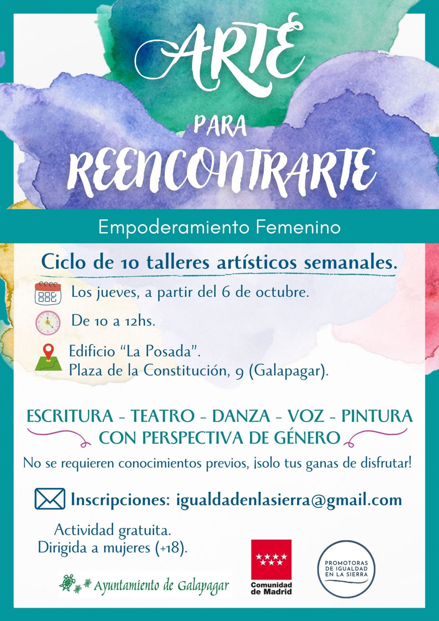Galapagar pone en marcha un ciclo de talleres de empoderamiento ...