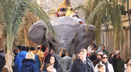 El Belén monumental de San Lorenzo de El Escorial, declarado Fiesta de Interés Turístico
