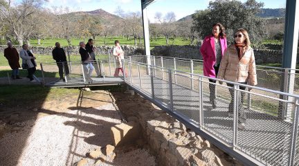 El yacimiento romano de El Beneficio, en Collado Mediano, reabre como uno de los «imprescindibles» de la Sierra de Guadarrama