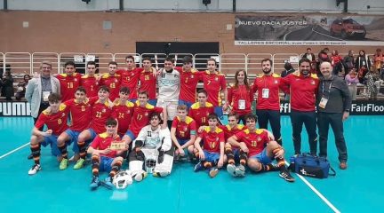 Más de 4.500 personas vibraron con el floorball en el Premundial sub-19 disputado en El Escorial