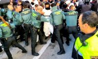 En libertad los seis detenidos en el desalojo de la calle Madrid de Collado Villalba, cuya alcaldesa vuelve a pedir ayuda a la Delegación del Gobierno