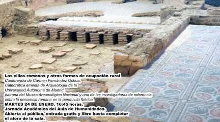 Conferencia sobre las villas romanas en el Aula de Humanidades de Guadarrama