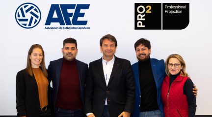 La Asociación de Futbolistas Españoles (AFE) firma un acuerdo con el centro de Formación Profesional PRO2