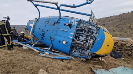 El piloto del helicóptero de la DGT que se estrelló el domingo en Robledo dio positivo en cocaína y anfetaminas
