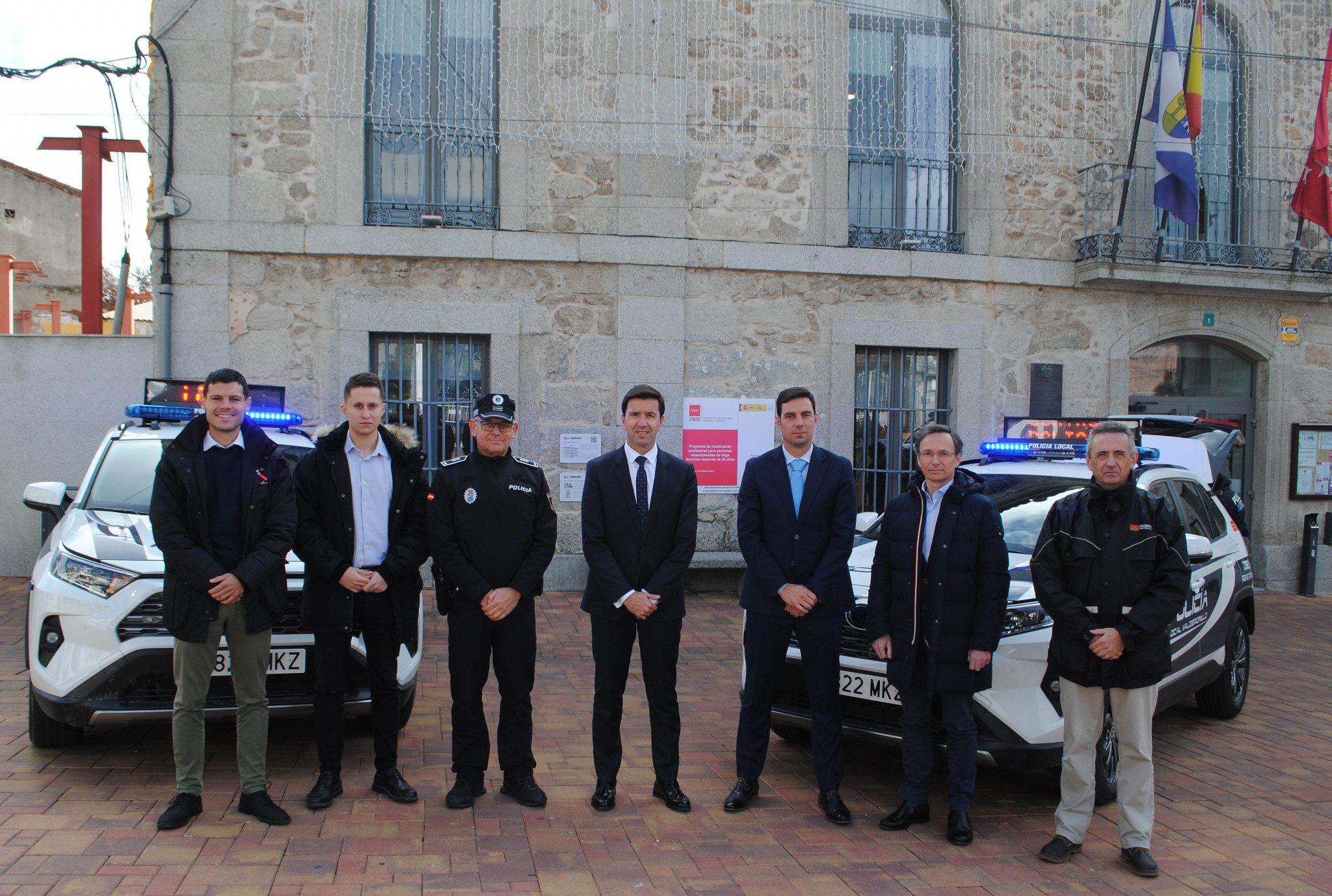 Presentación de los nuevos vehículos de la Policía Local de Valdemorillo
