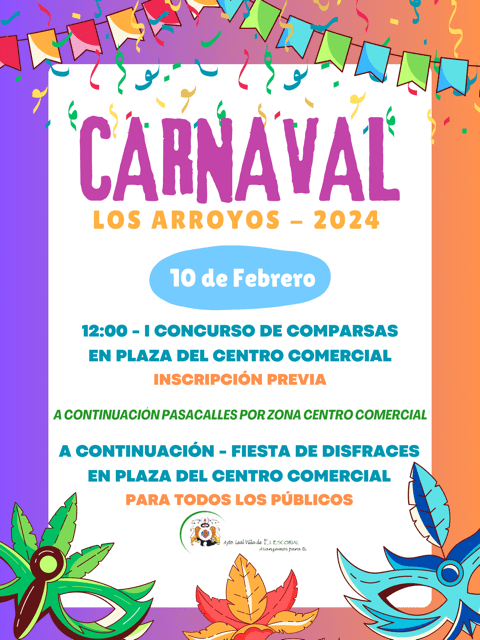 Cartel del Carnaval 2024 en Los Arroyos