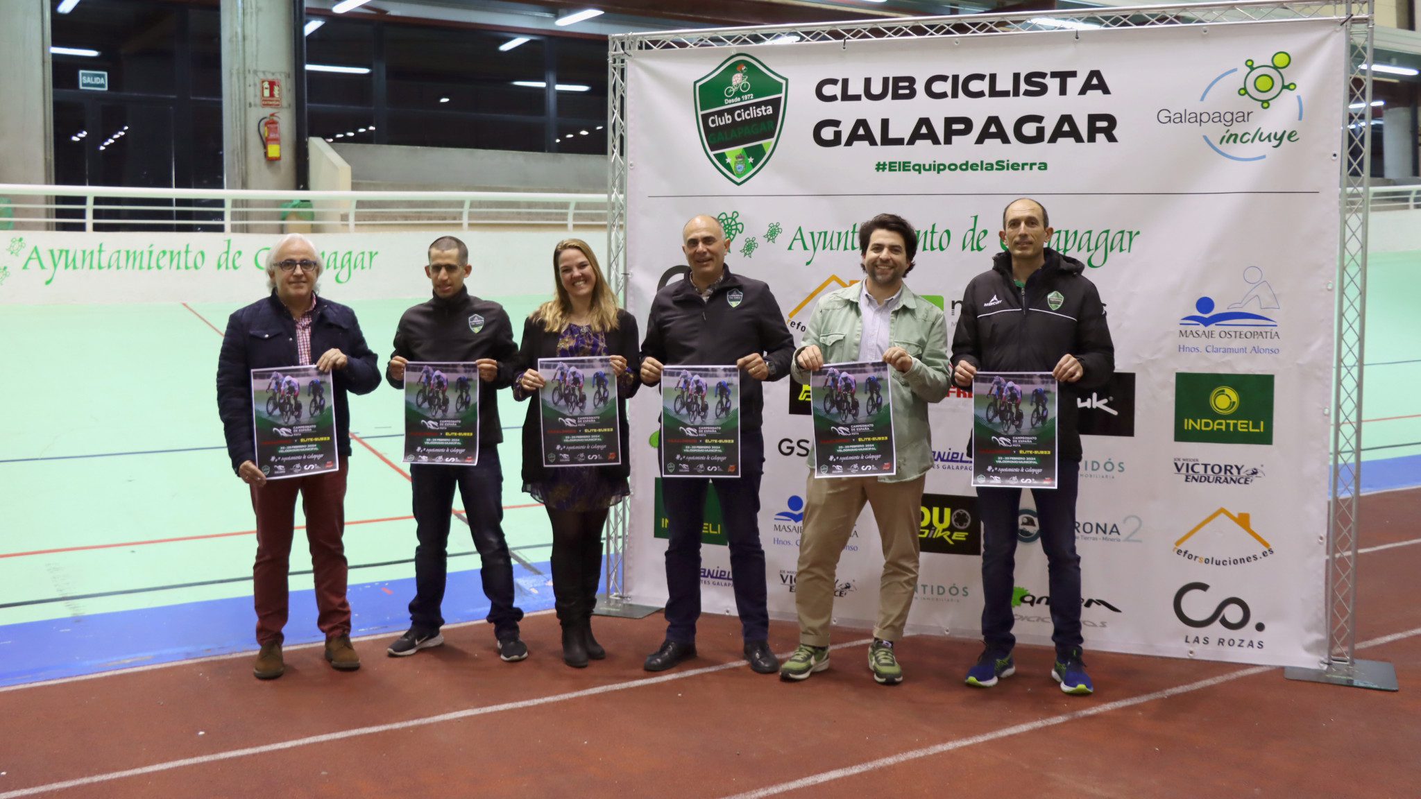 Presentación del campeonato en el Velódromo de Galapagar