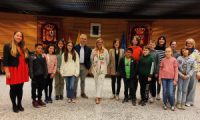 Un grupo de escolares polacos visita el Ayuntamiento de Collado Villalba
