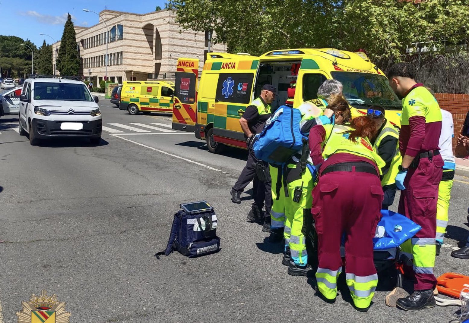 Atropellados en Collado Villalba una mujer y su hijo en un carrito ...