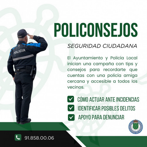 Policonsejos de la Policía de Galapagar