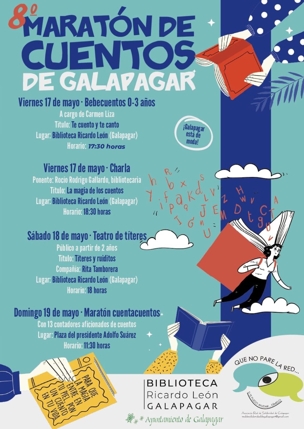 Programa del VIII Maratón de Cuentos de Galapagar