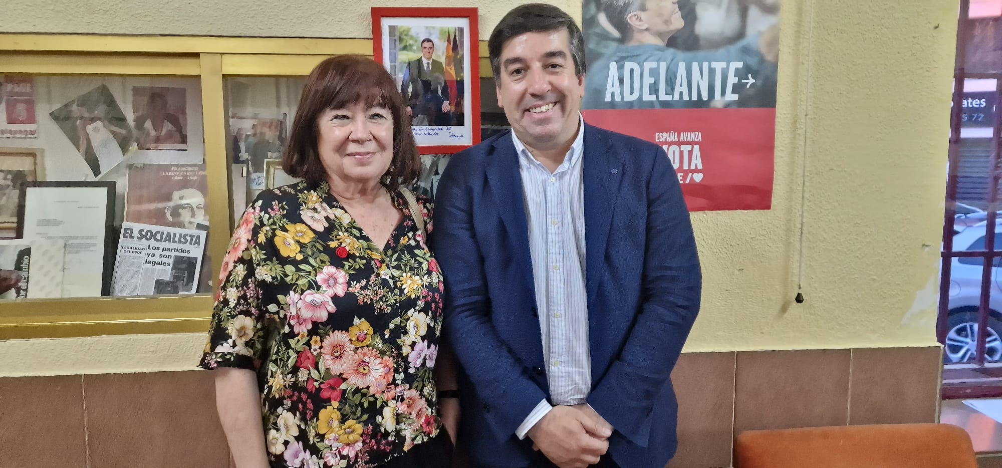 Alberto Gómez y Cristina Narbona