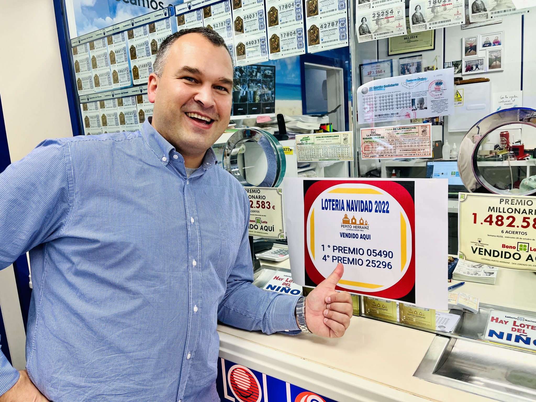 Iván Herranz, de Loterías Pepito Herranz