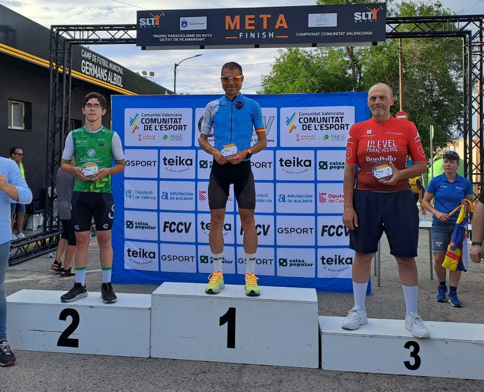 Los serranos Julio Blasco y Jorge Noriega ocuparon los dos primeros puestos en el Campeonato Paralímpico de la Comunidad Valenciana