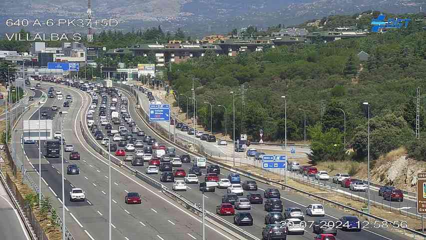 Accidente en la A-6