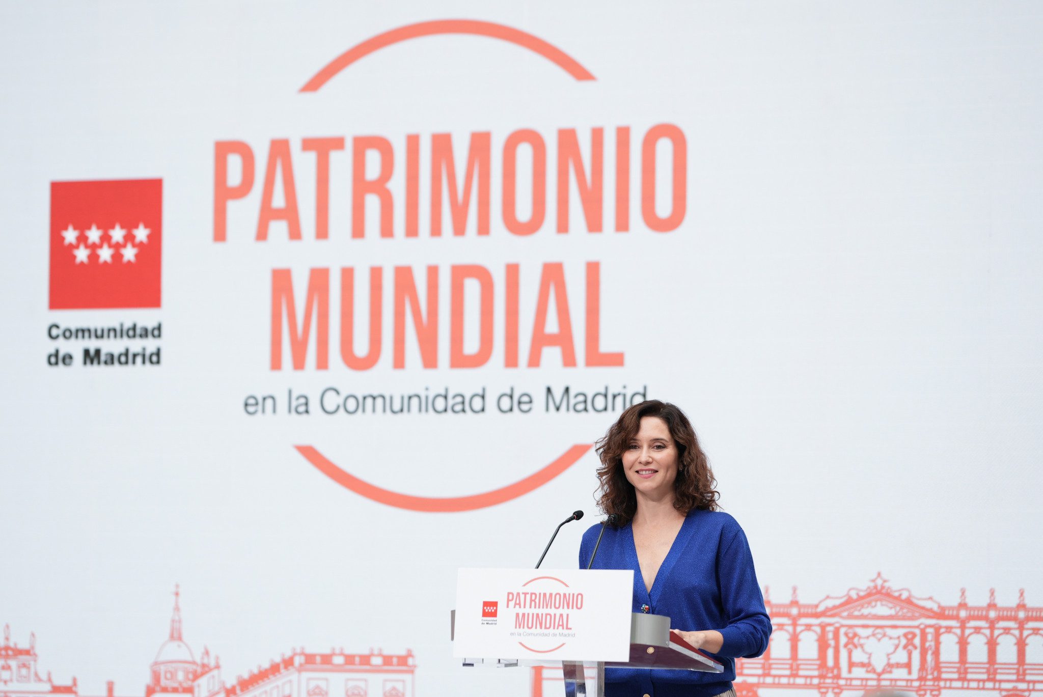 Isabel Díez Ayuso, en un momento de su intervención