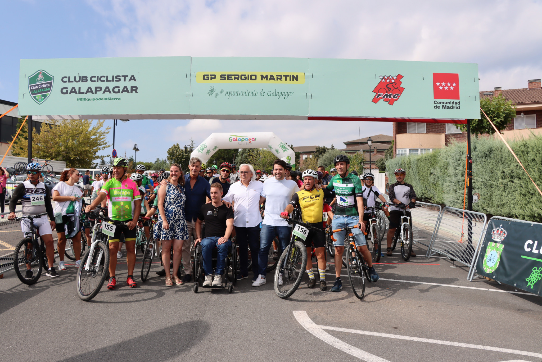 Imagen de la primera edición del Gran Premio Ciclista Sergio Martín, celebrada el pasado año
