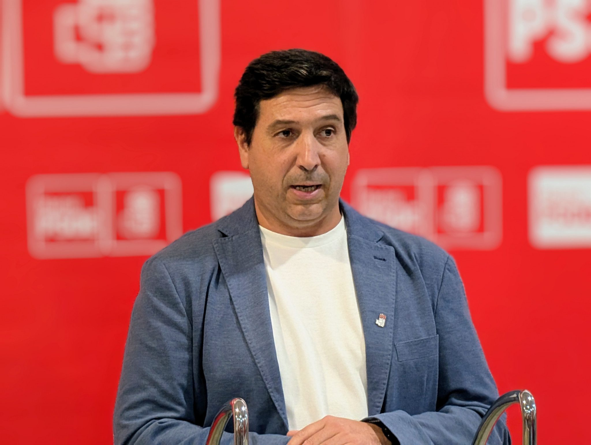 El secretario general del PSOE de El Escorial, Juan Manuel Mateos / Fotografías: Aquí en la Sierra