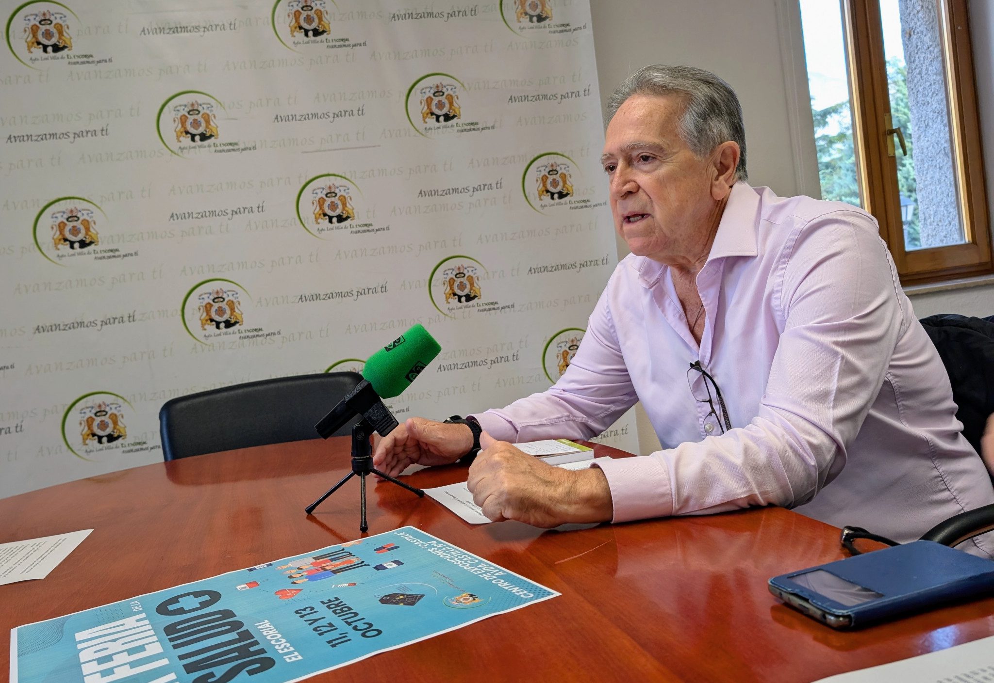 José Soria, farmacéutico y presidente de la Asociación de Comerciantes y Empresarios de El Escorial