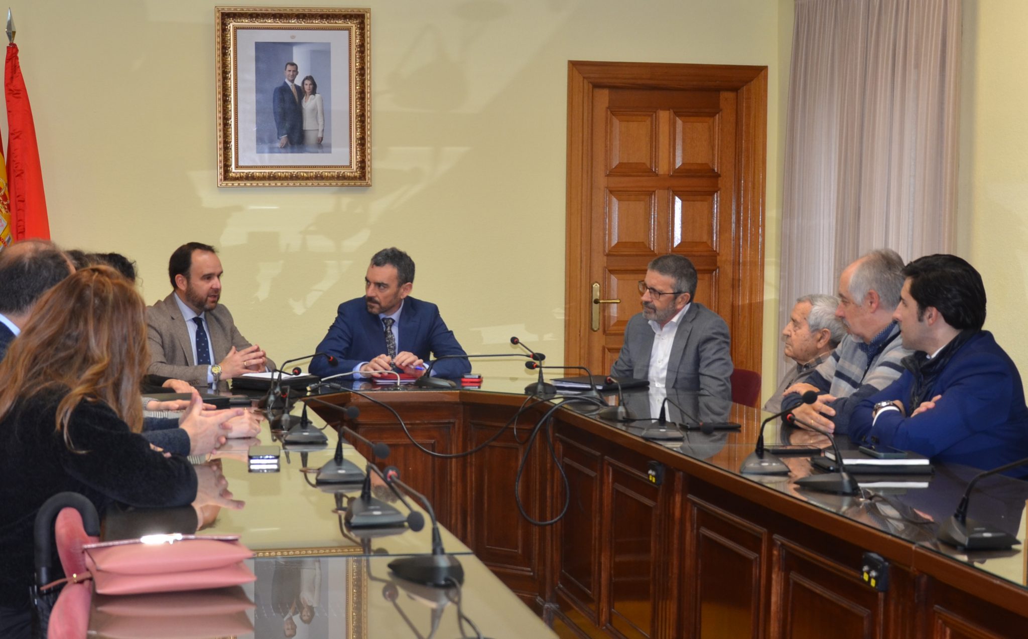 Reunión del alcalde de Guadarrama con el director general del Mayor