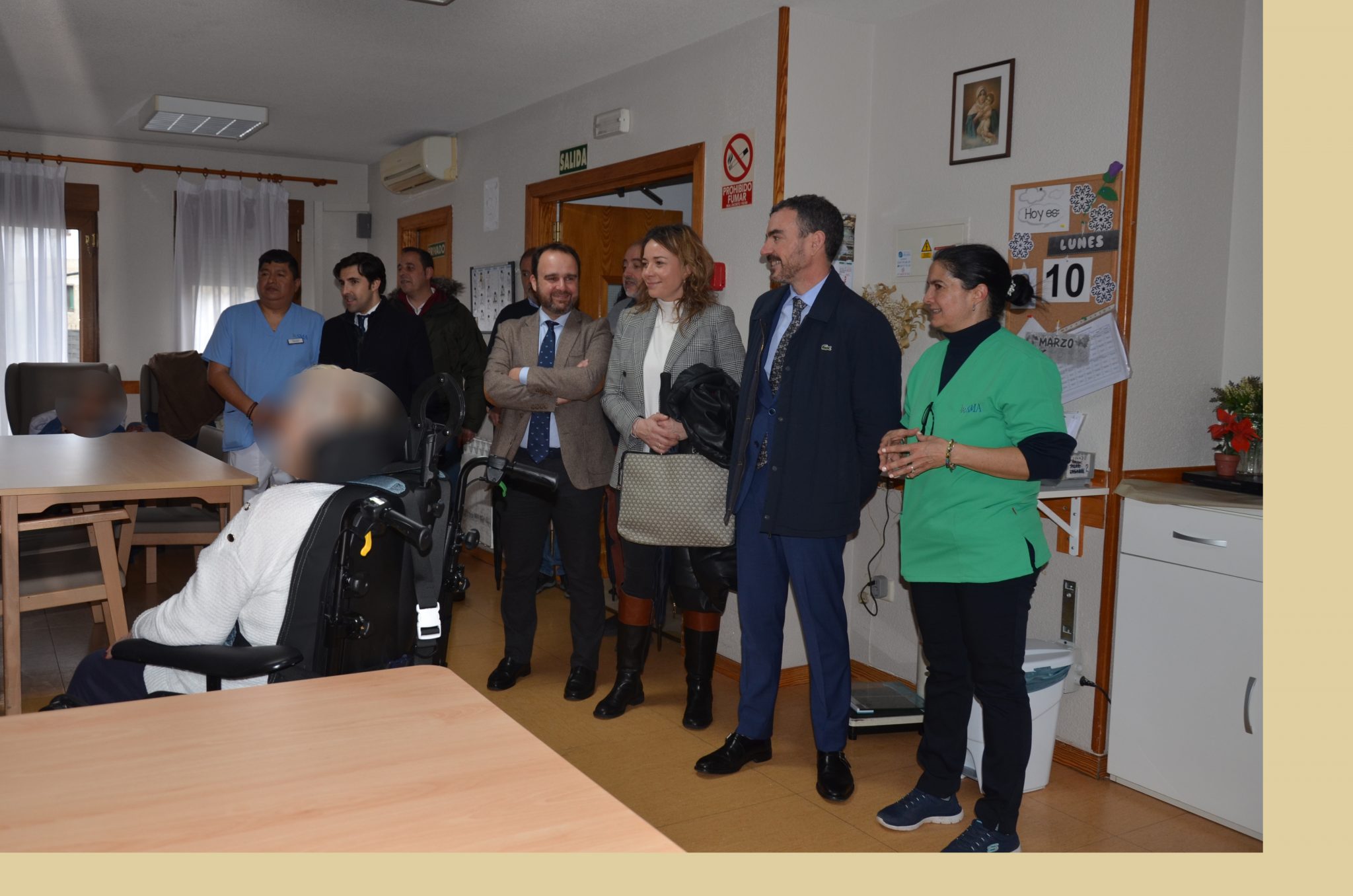 Visita a Guadarrama del director general de Atención al Mayor