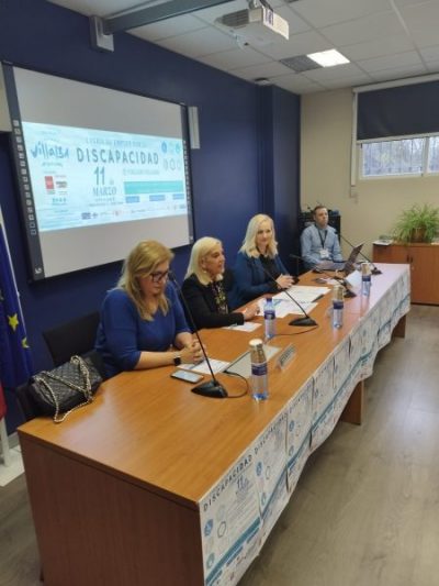 Inauguración de la I Feria de Empleo por la discapacidad de Collado Villalba